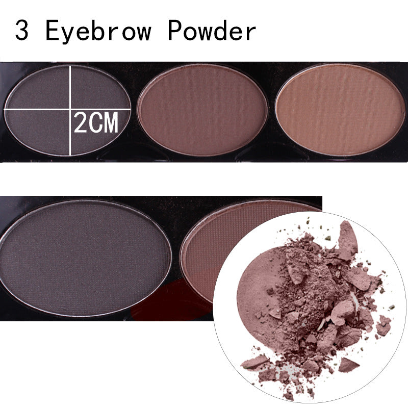 MISS ROSE 144 Color 3 Color Eyeshadow Blush Eyebrow Makeup Kit