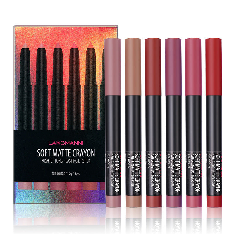 Langmanni Makeup Lipstick Set Of Six