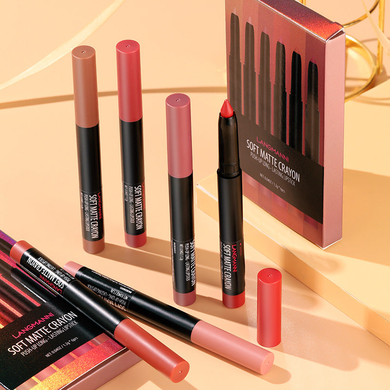 Langmanni Makeup Lipstick Set Of Six